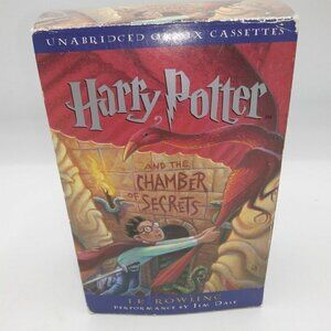 Harry Potter & the Chamber of Secrets 6 Tape Audio Book J.K. Rowling, Jim Dale